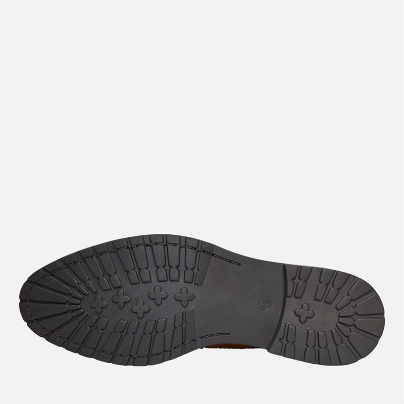Base London Mens Ben Derby Boots Dark Tan - Image 2