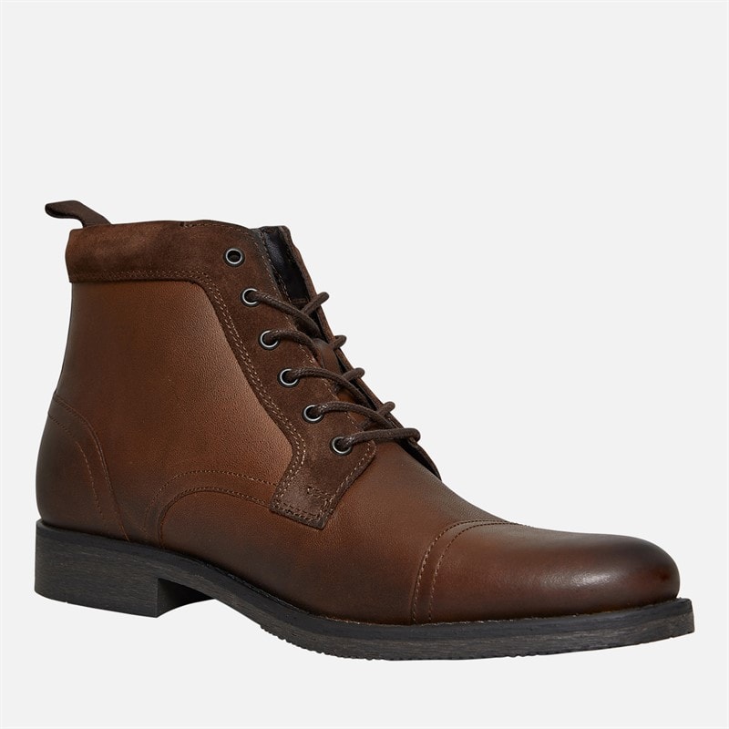 Base London Mens Jim Chukka Boots Brown - Image 5