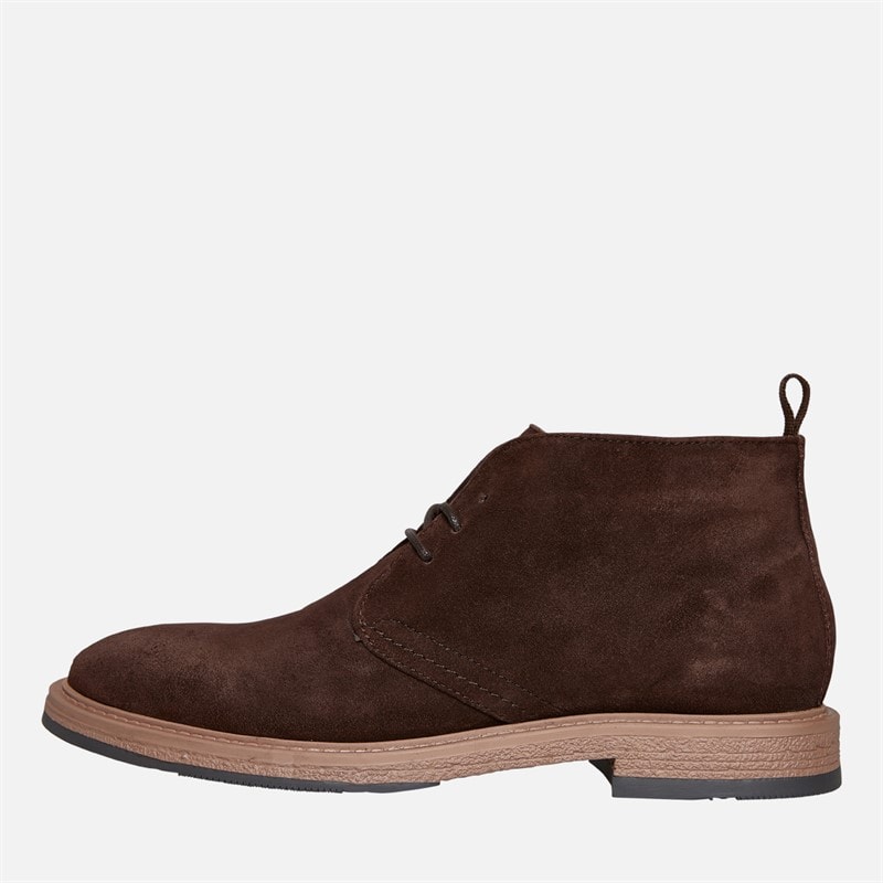 Base London Mens Barnes Suede Chukka Boots Suede Brown - Image 1