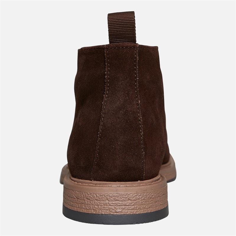 Base London Mens Barnes Suede Chukka Boots Suede Brown - Image 3