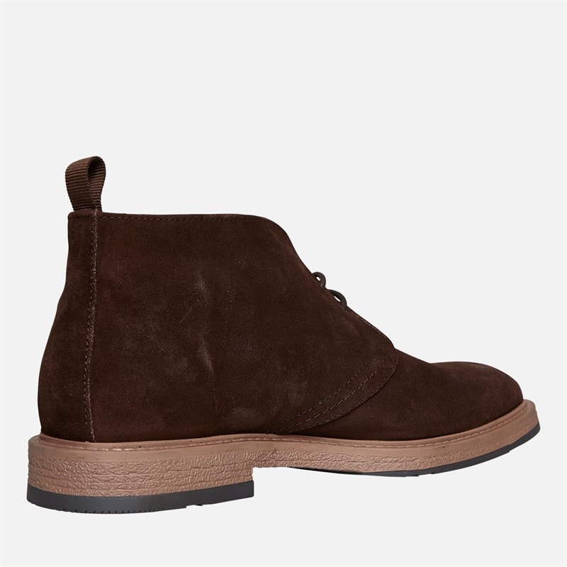 Base London Mens Barnes Suede Chukka Boots Suede Brown - Image 5