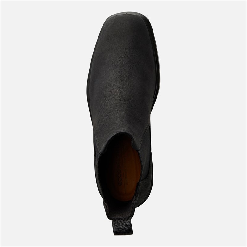 ECCO Mens Helsinki 2 Nubuck Chelsea Boots Black - Image 4