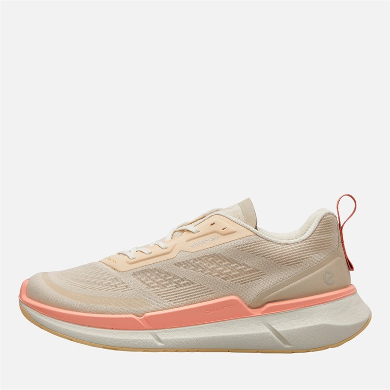 ECCO Womens Biom 2.2 Trainers Beige/Pink