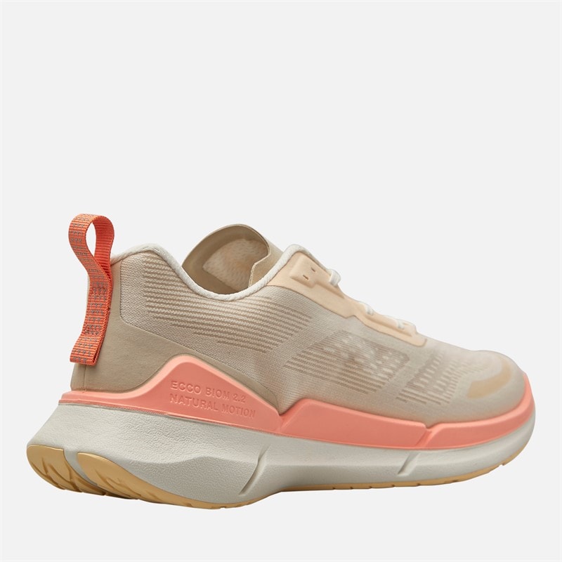 ECCO Womens Biom 2.2 Trainers Beige/Pink - Image 5