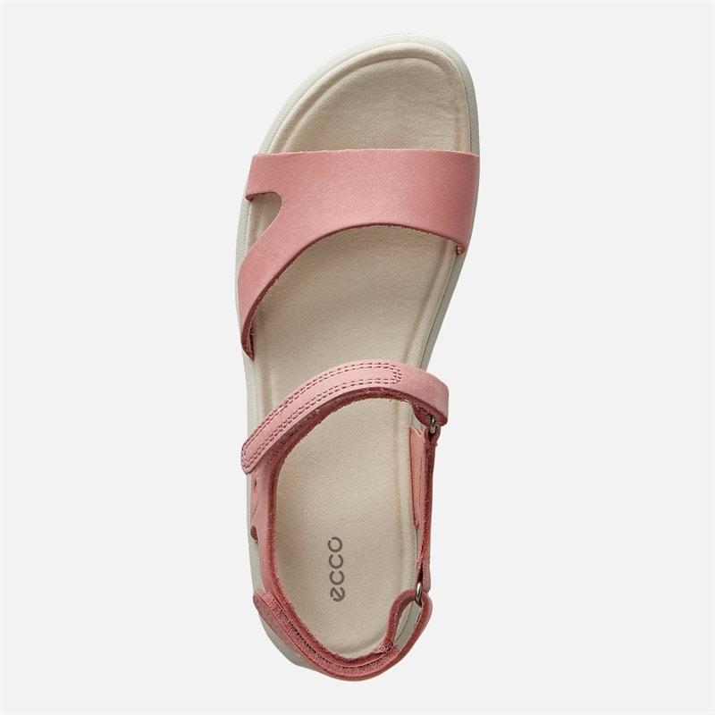 ECCO Womens Cruise Two Strap Sandals Limestone - Image 4