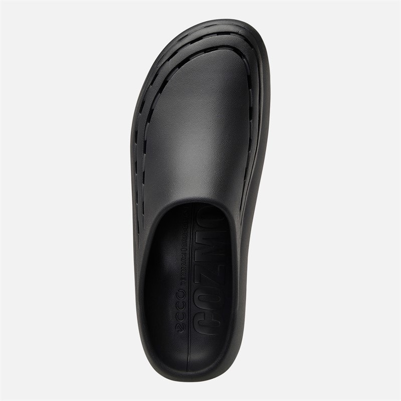 ECCO Womens Cozmo Sliders Black - Image 4