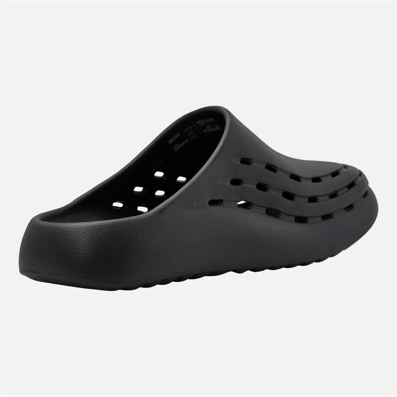 ECCO Womens Cozmo Sliders Black - Image 5