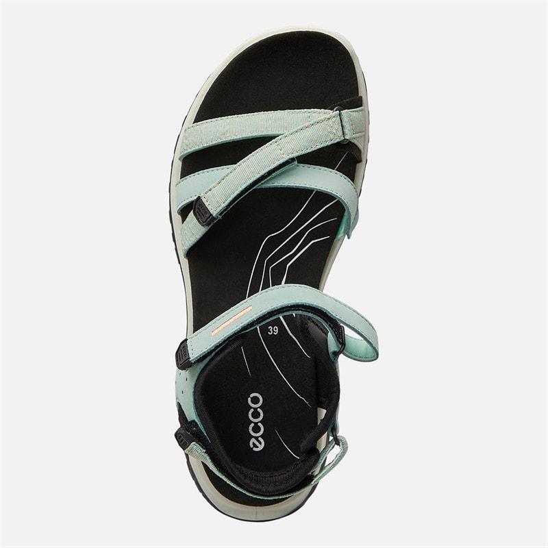 ECCO Womens Offroad Roam Leather Walking Sandals Emerald - Image 4