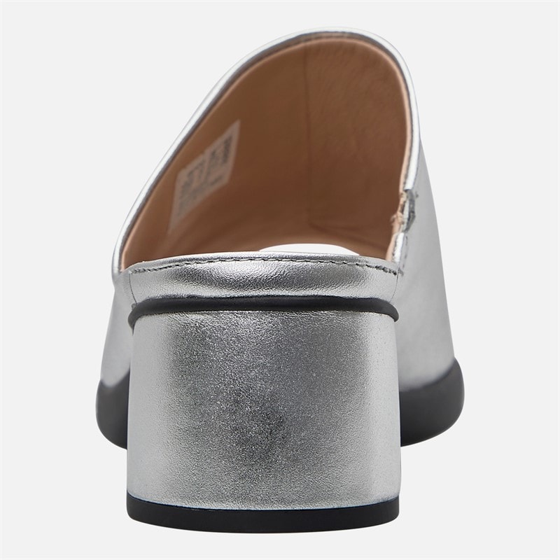 ECCO Womens Sculpted LX 35 Heeled Open Toe Sandals Silver - Image 3