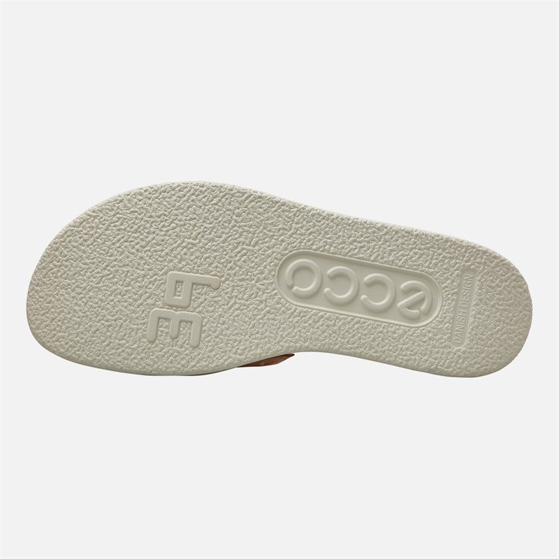 ECCO Womens Flowt Slide Sandals Brown Biscuit - Image 2