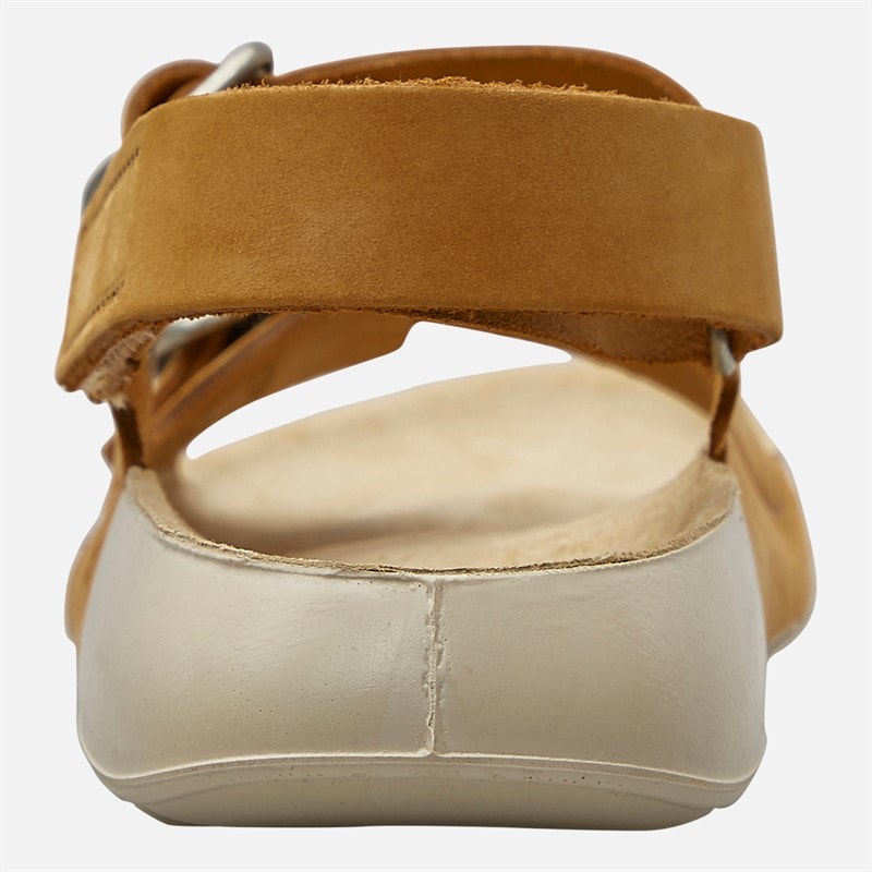 ECCO Womens Cozmo Ankle Strap Sandals Brown - Image 3