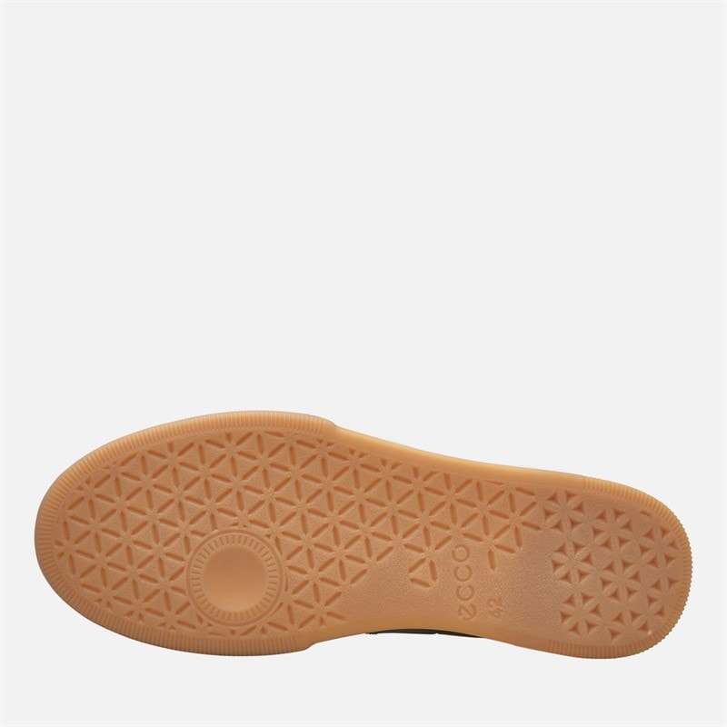 ECCO Mens Street Court Trainers White/Peat/Yellow - Image 2