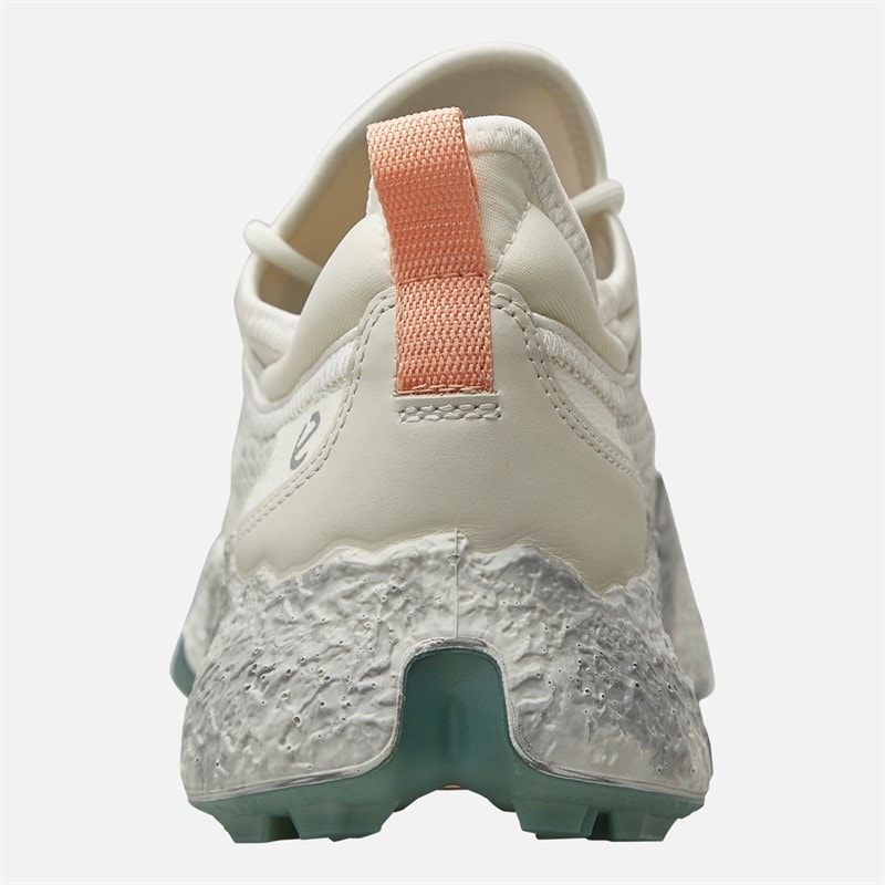 ECCO Womens Golf Biom H5 Shoes White/Sedum Green - Image 3