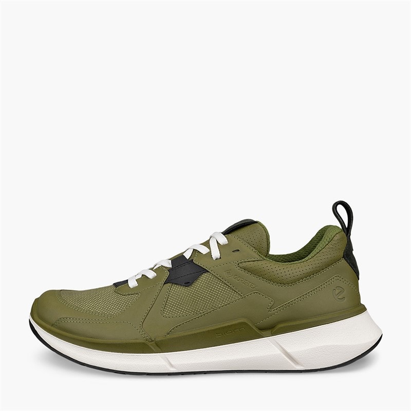 ECCO Mens Biom 2.2 Goretex Trainers Acorn/Acorn/Peat - Image 1