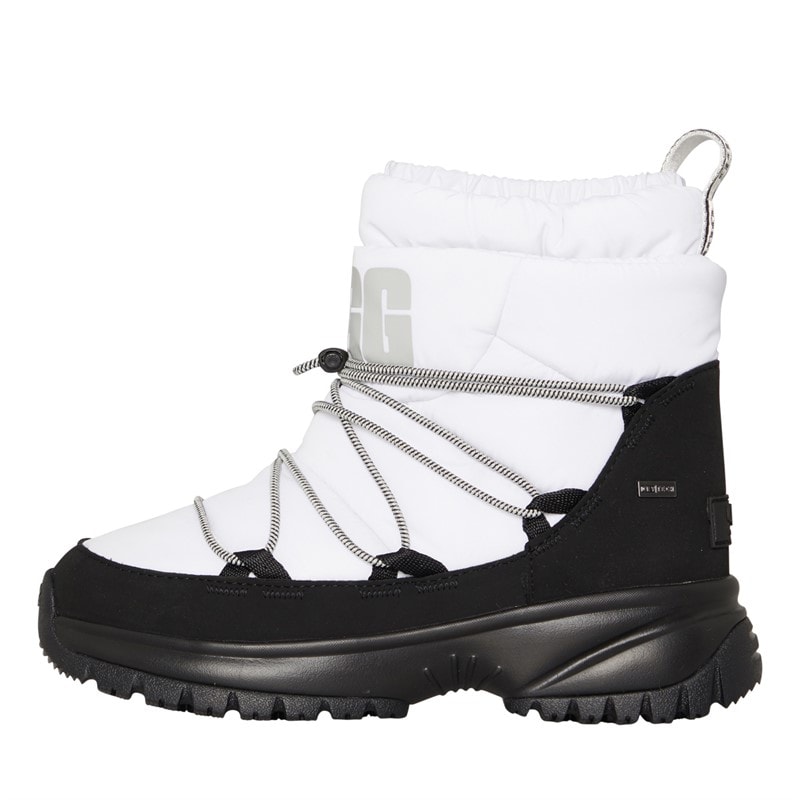 UGG® Womens Yose Puffer Mid Boots White - Image 1