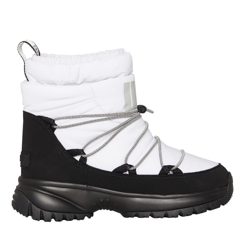 UGG® Womens Yose Puffer Mid Boots White - Image 5