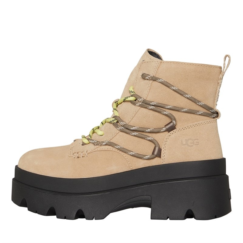 UGG® Womens Brisbane Lace Up Boots Mustard Seed - Image 1