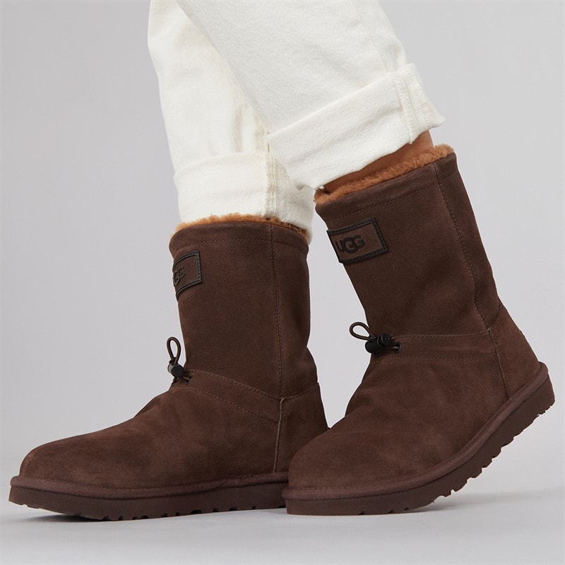 UGG® Womens Classic Short Toggler Boots Burnt Cedar - Image 1