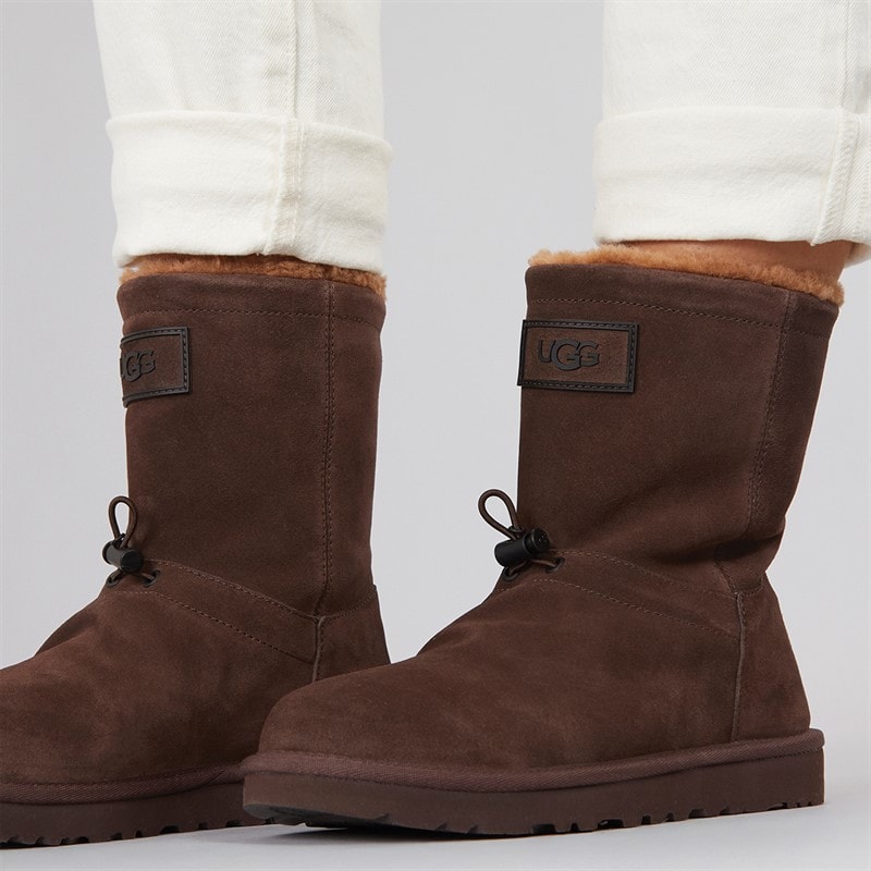 UGG® Womens Classic Short Toggler Boots Burnt Cedar - Image 5