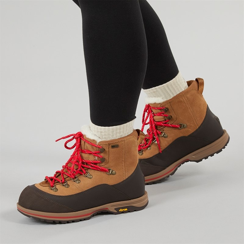 UGG® Womens Brecken Lace Boots Chestnut - Image 1