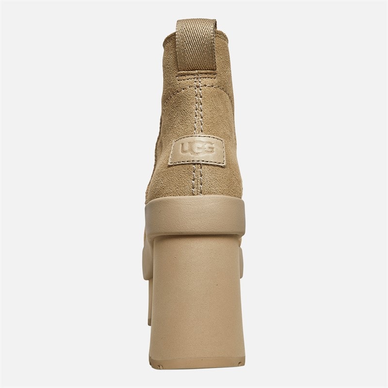 UGG® Womens New Height Platform Mini Boots Mustard Seed - Image 3