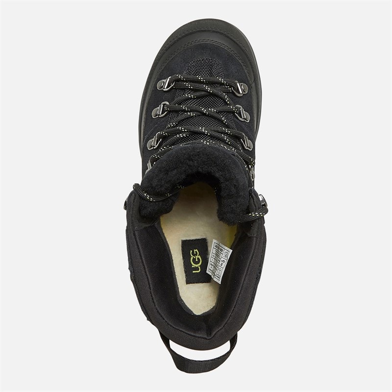 UGG® Womens Brecken Lace Boots Black - Image 4