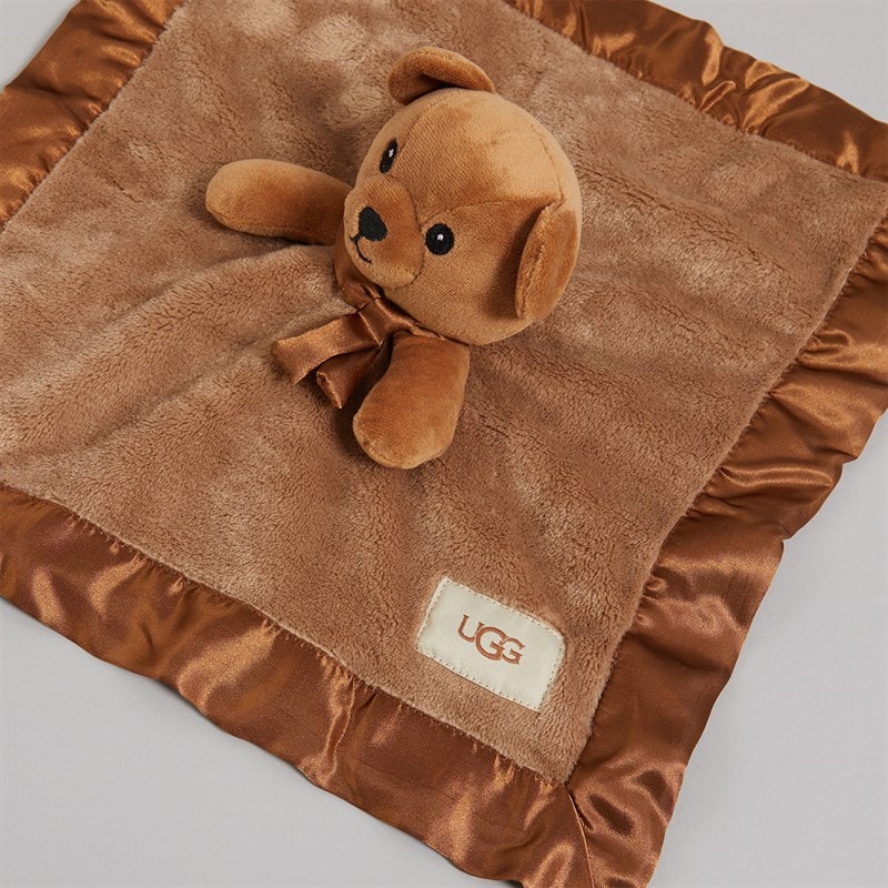 UGG® Infant Bixbie And Lovey Bear Bootie And Blanket Gift Set Chestnut - Image 3
