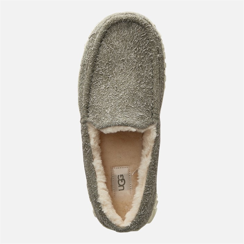 UGG® Mens Ascot Wrap Tech Slippers Moss Green Buffed - Image 4