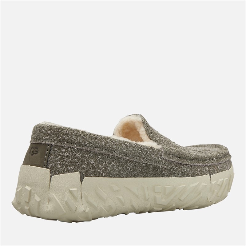 UGG® Mens Ascot Wrap Tech Slippers Moss Green Buffed - Image 5