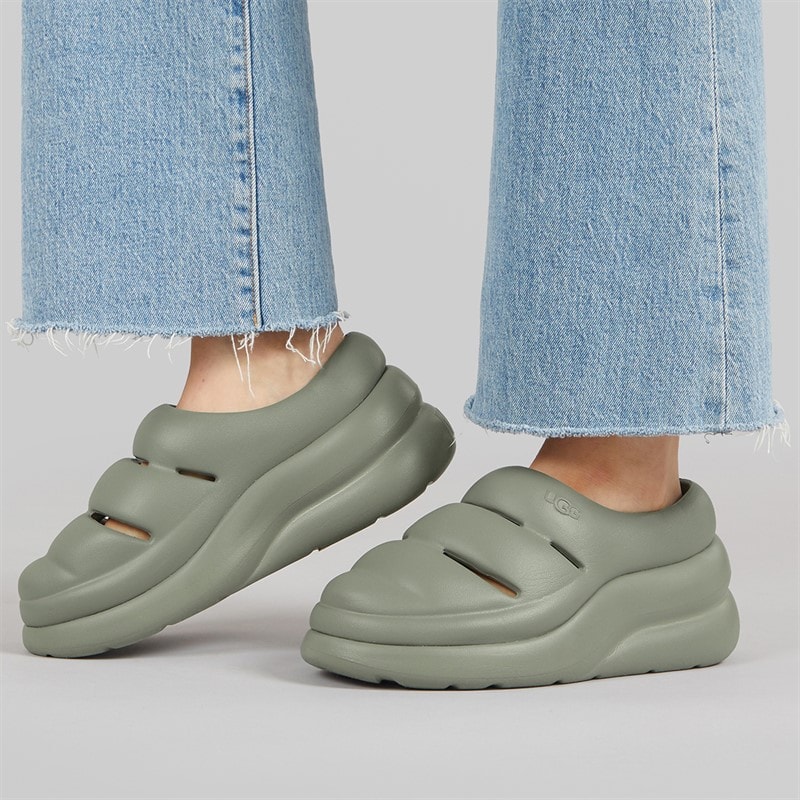 UGG® Womens Sport Yeah Sandals Moss Green - Image 1