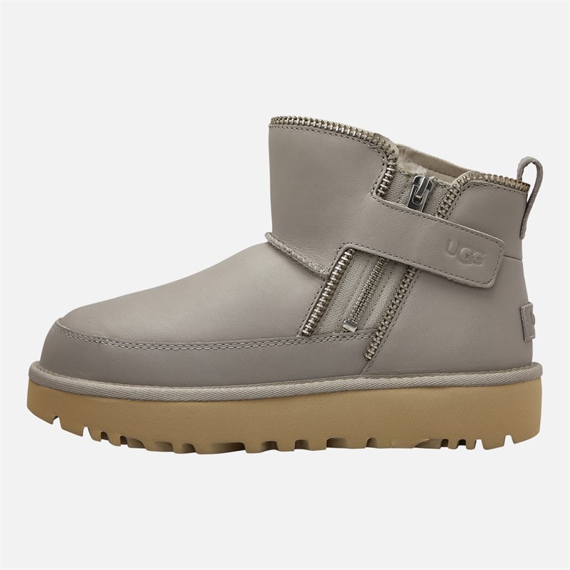 UGG® Womens Classic Mini Moto Boots Pumice - Image 2