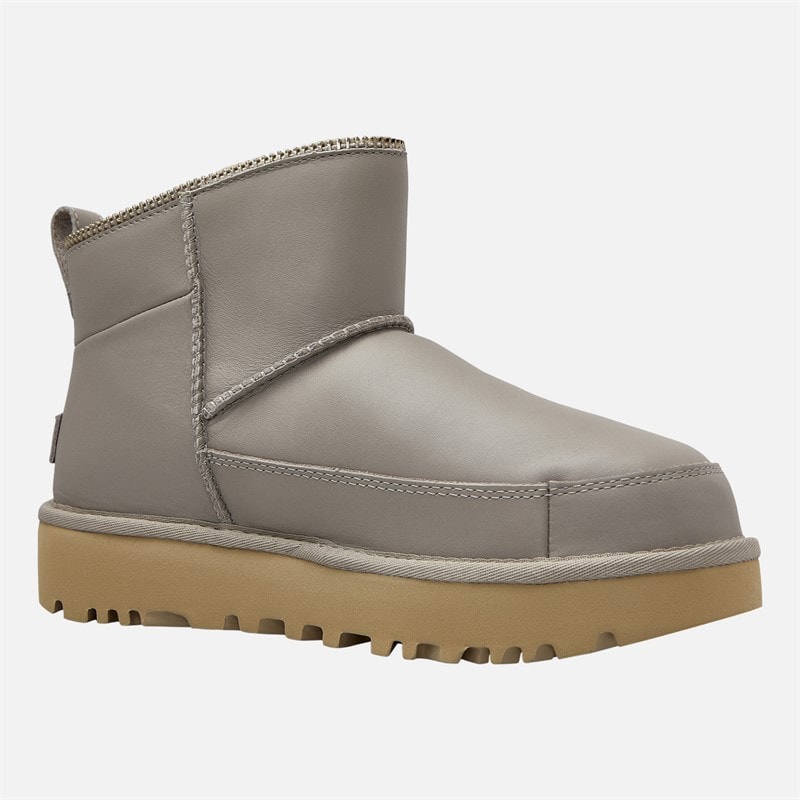 UGG® Womens Classic Mini Moto Boots Pumice - Image 5