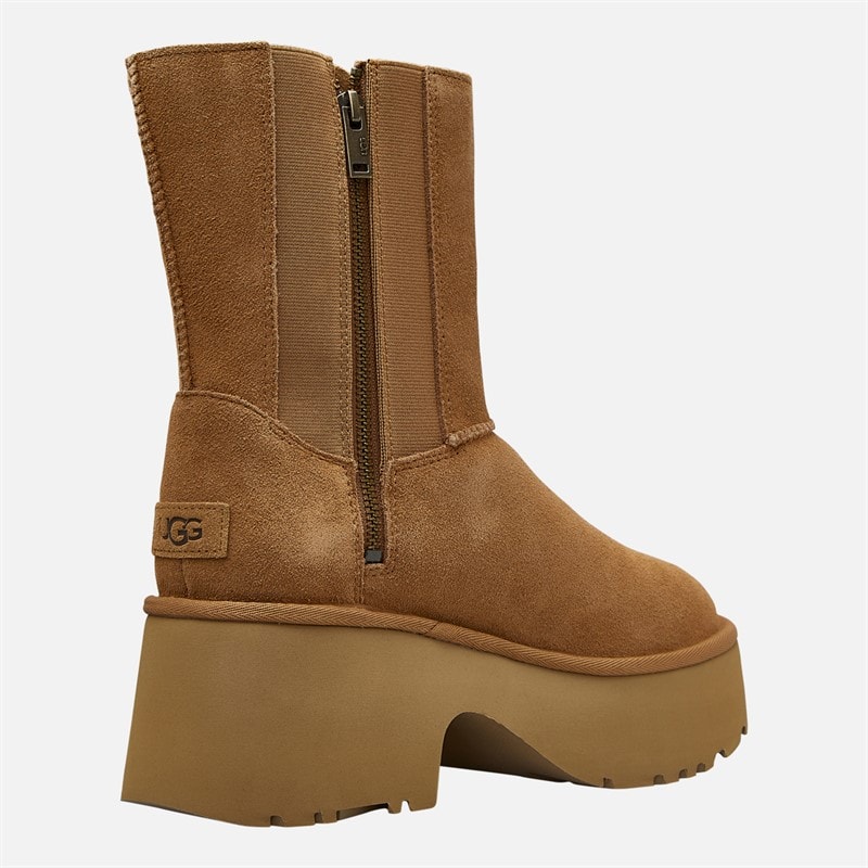 UGG® Womens Classic Twin Seam New Heights Boots Chestnut - Image 5
