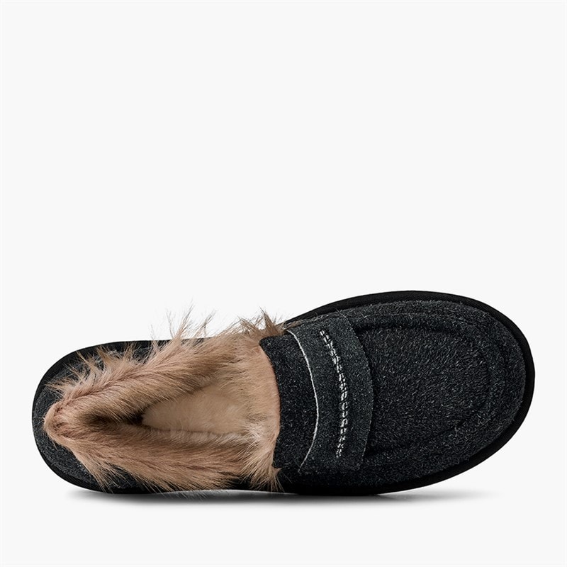 UGG® Womens Ellis Loafer Slippers Black - Image 3