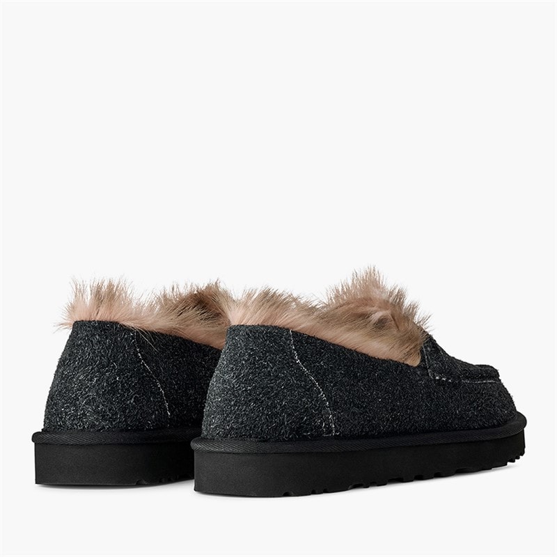 UGG® Womens Ellis Loafer Slippers Black - Image 4