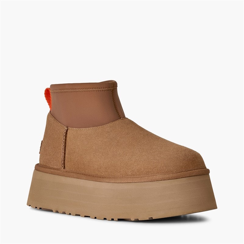 UGG® Womens Classic Mini Dipper Boots Chestnut - Image 2
