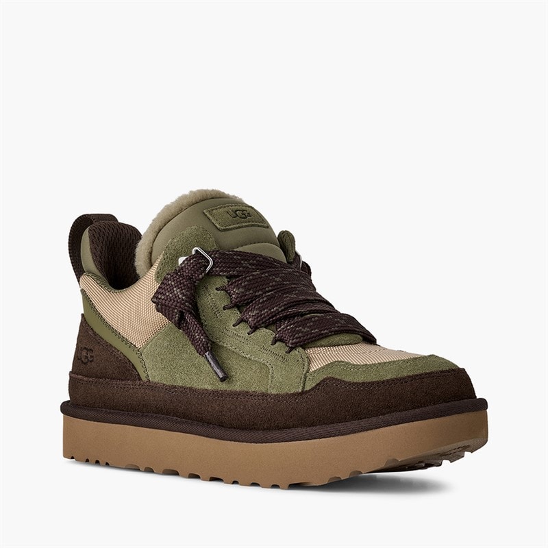 UGG® Mens Lowmel Trainers Burnt Olive/Mustard Seed - Image 2