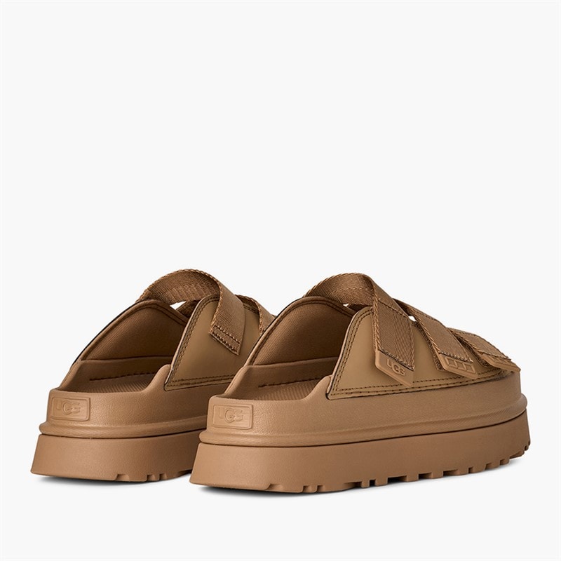 UGG® Womens Goldenglow Slides Dark Sand - Image 2
