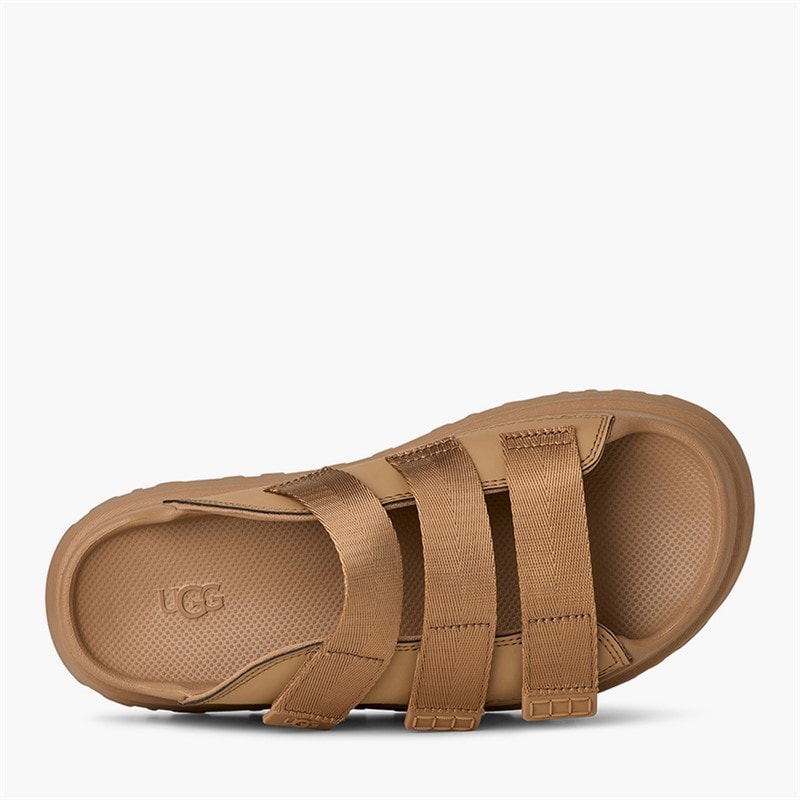 UGG® Womens Goldenglow Slides Dark Sand - Image 3