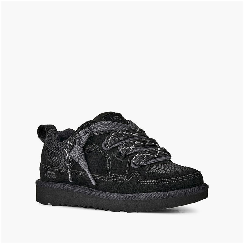UGG® Kids Lowmel Lo Trainers Black - Image 2