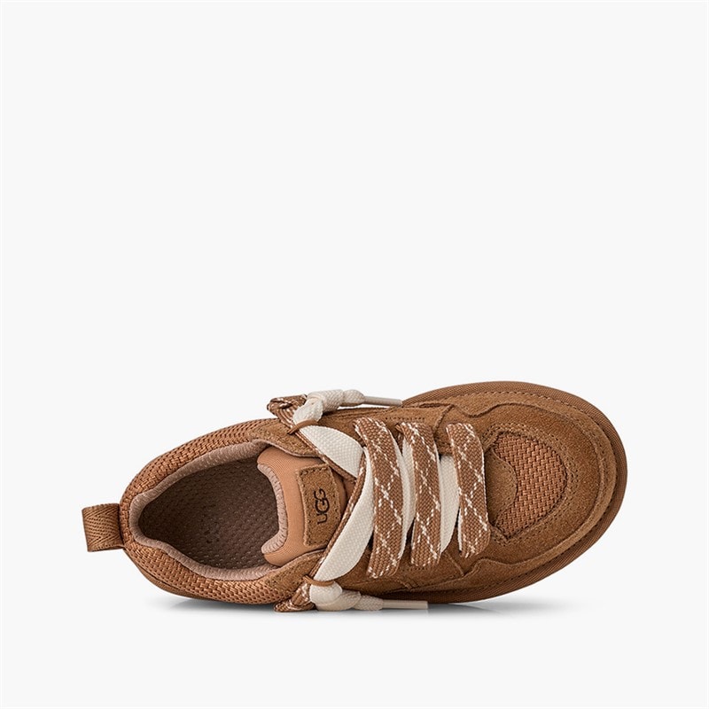 UGG® Kids Lo Lowmel Trainers Chestnut - Image 3