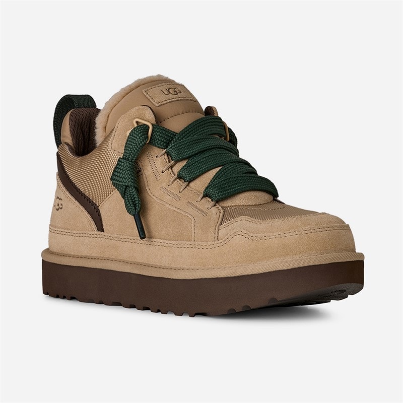 UGG® Mens Lowmel Trainers Mustard Seed/Molasses - Image 2