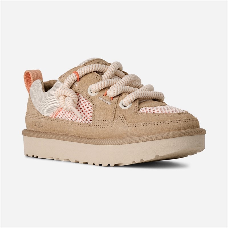 UGG® Womens Lo Lowmel Mesh Trainers Sand Castle - Image 2
