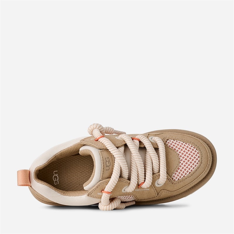 UGG® Womens Lo Lowmel Mesh Trainers Sand Castle - Image 3