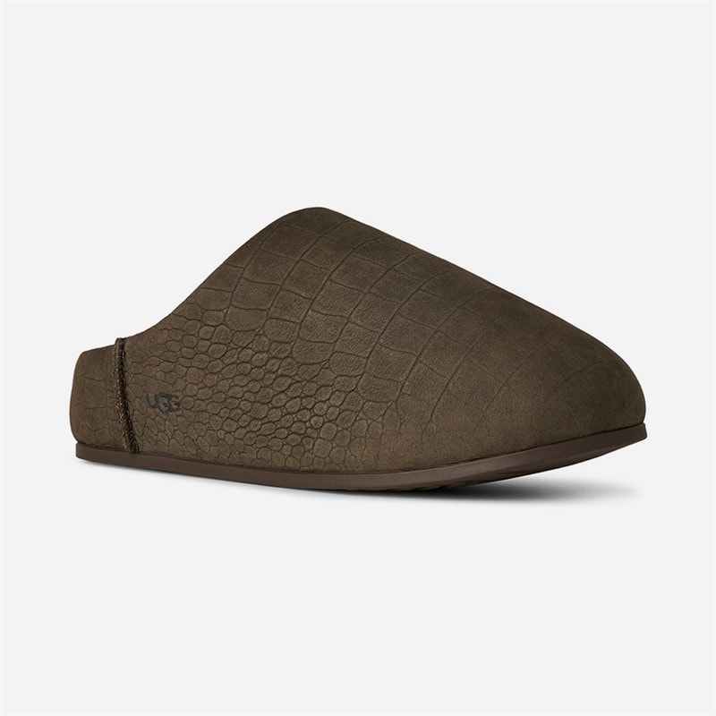 UGG® Womens Elea Embossed Slippers Dense Smoke - Image 2