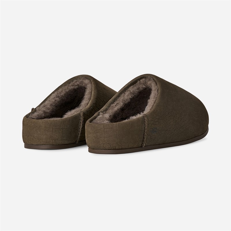 UGG® Womens Elea Embossed Slippers Dense Smoke - Image 4