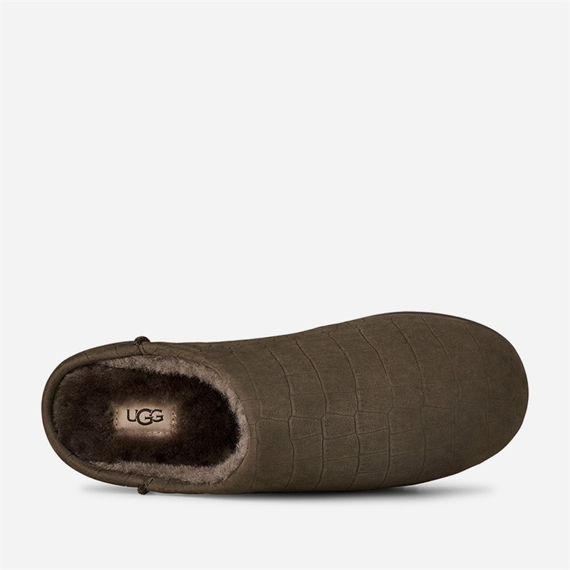 UGG® Womens Elea Embossed Slippers Dense Smoke - Image 5