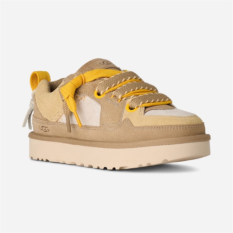 UGG® Womens Lo Lowmel Biarritz Trainers Mustard Seed - Image 2