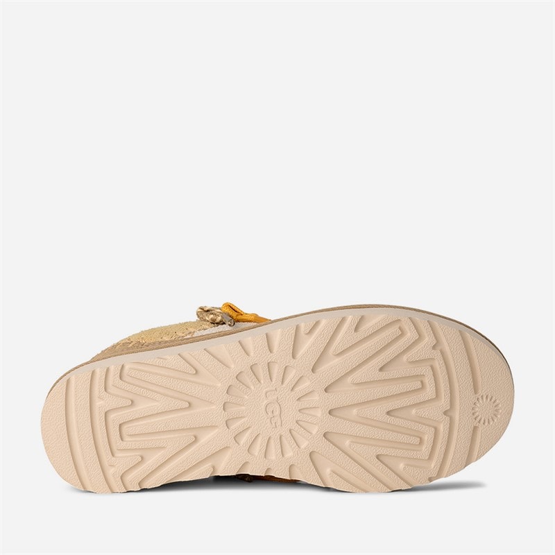 UGG® Womens Lo Lowmel Biarritz Trainers Mustard Seed - Image 3