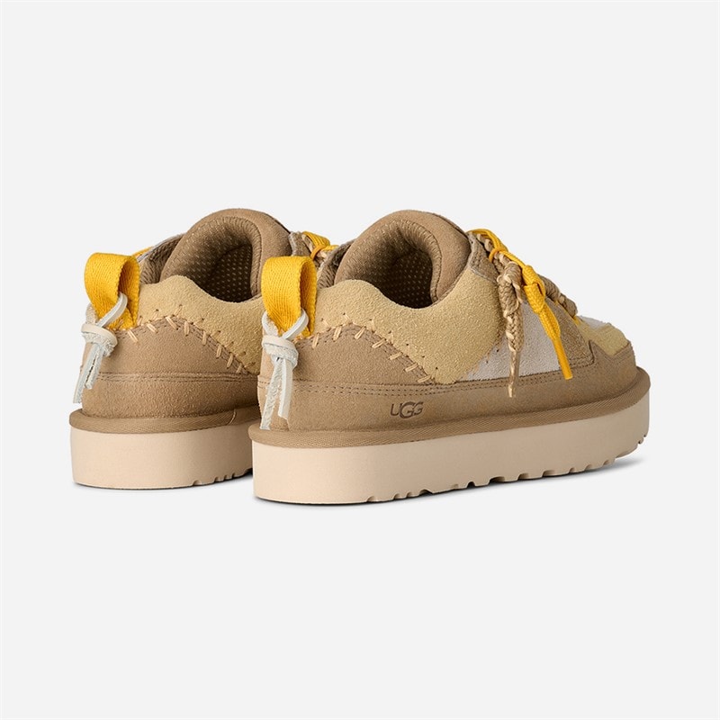UGG® Womens Lo Lowmel Biarritz Trainers Mustard Seed - Image 4